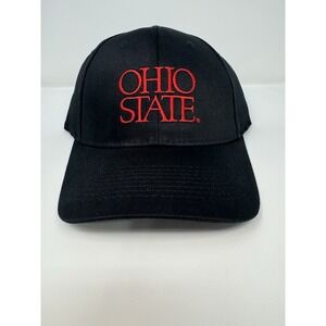 Ohio State University Buckeyes Strapback Hat Cap Unisex NCAA Black